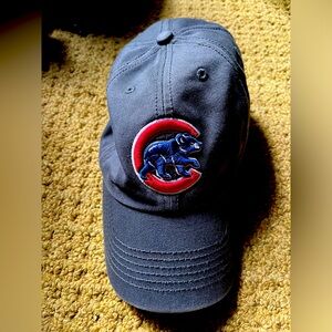 Navy blue Chicago Cubs fitted hat. Like new. Never worn. NWOT